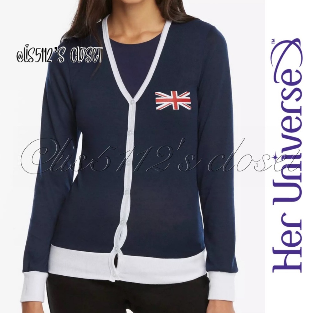 Her Universe Doctor Who TARDIS Cardigan XXL